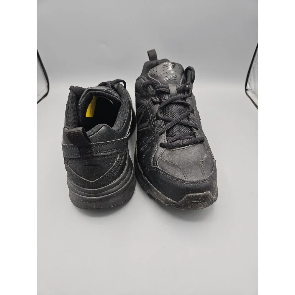 New Balance MX608v5 Slip Resistant Black Leather MX608AB5 Men's Size 9.5 D